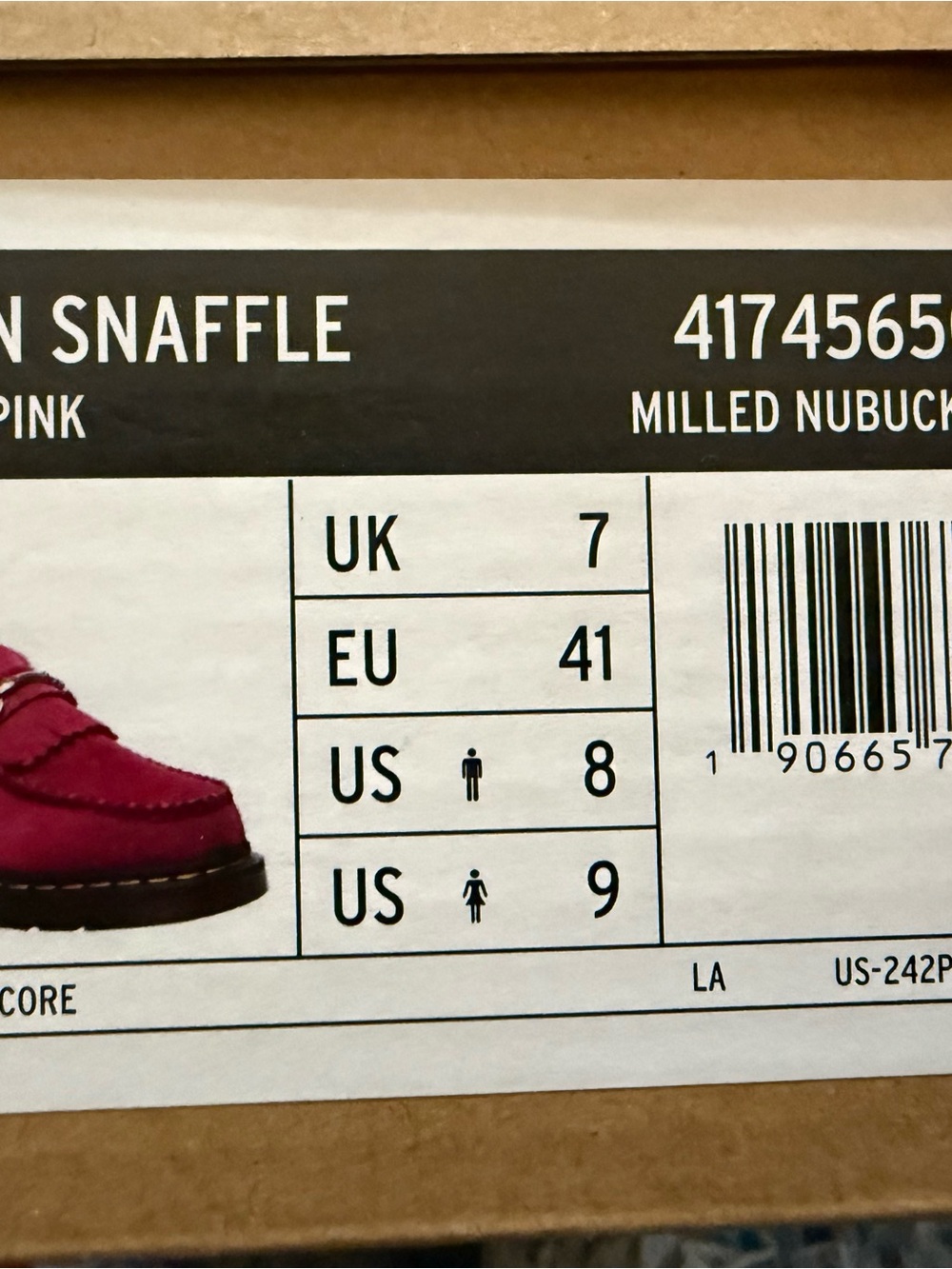 Dr. Martens Hot Pink Leather Loafers - Picture 4 of 4